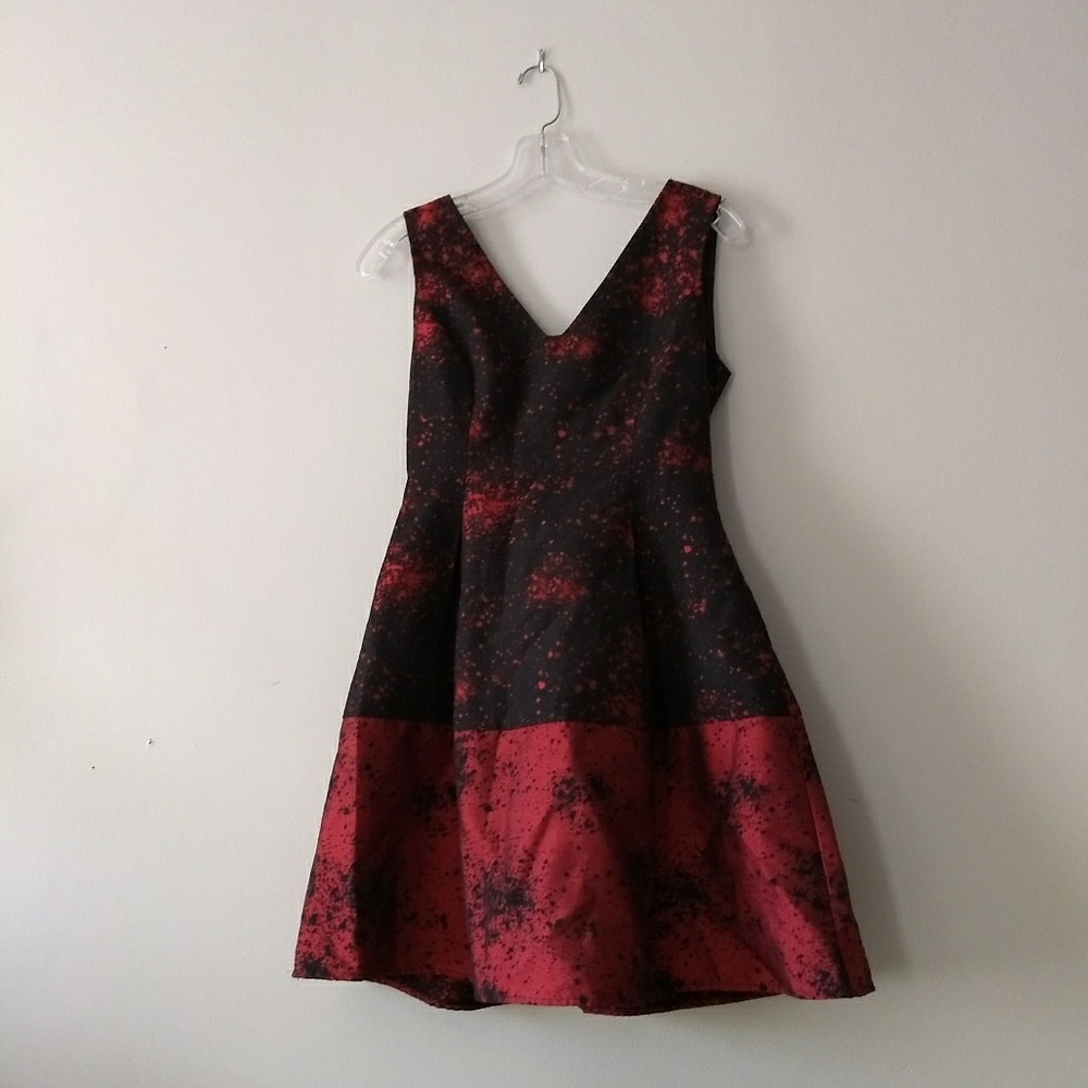 Maia black and red dress, size 2